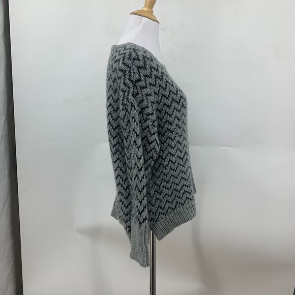 JOIE Nico Chevron Sweater Womens XS Extra Small Wool Blend Pullover Long Sleeve - Picture 5 of 13